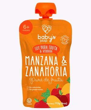 Babys Paap Pure Manzana Y Zanahoria