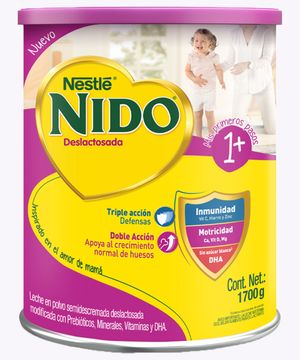 Nido+1 Deslactosada Tarro 1700 Gr