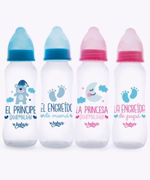 Babys Bib. Estampado Curvo 8-9 Oz (6403)