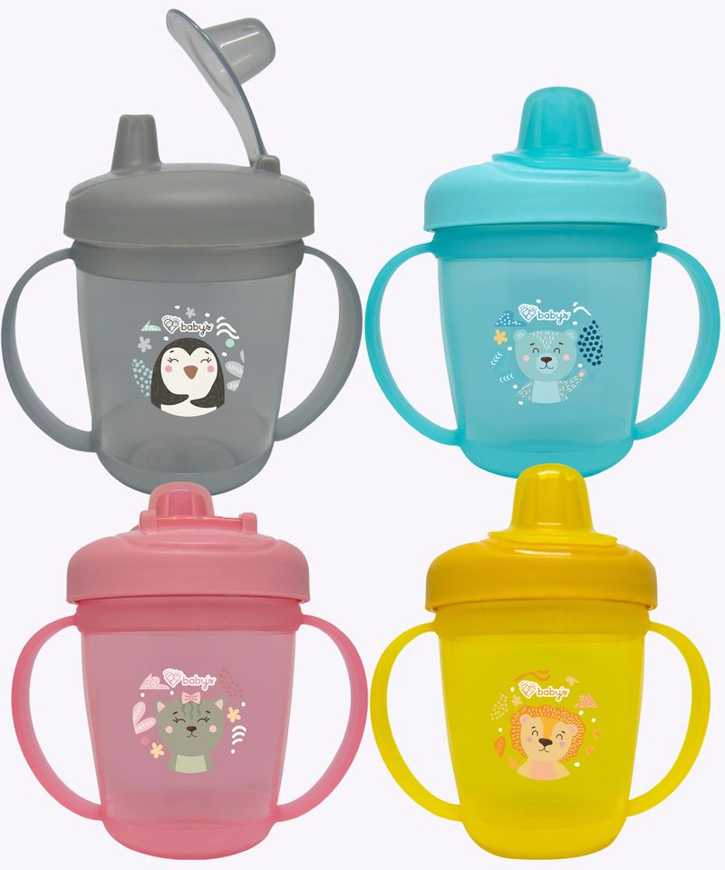 Babys Vaso Antiderrame C/Agarradera (4109) - D`bebés