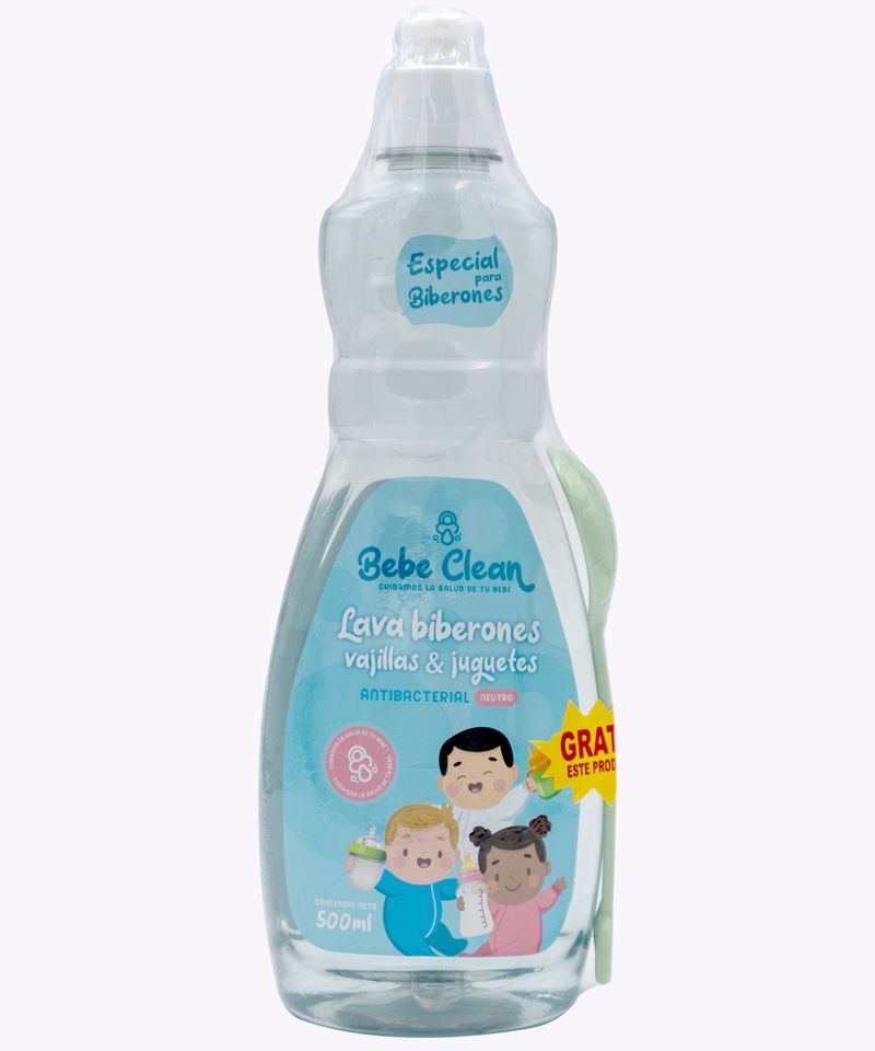 Onpack Bebe Clean Lava Bib Y Vajilla 500Ml+Regalo - D`bebés