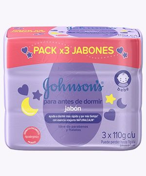 Jj Jabon Baby Tripack Antes De Dormir