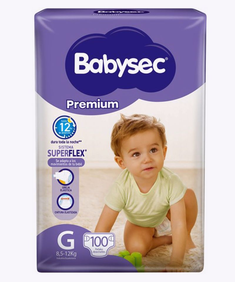 auditoría Formular Es decir Babysec Premium Superflex G 100 - D`bebés