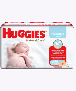 Huggies Natural Care Cotton Unisex Prematuro 30