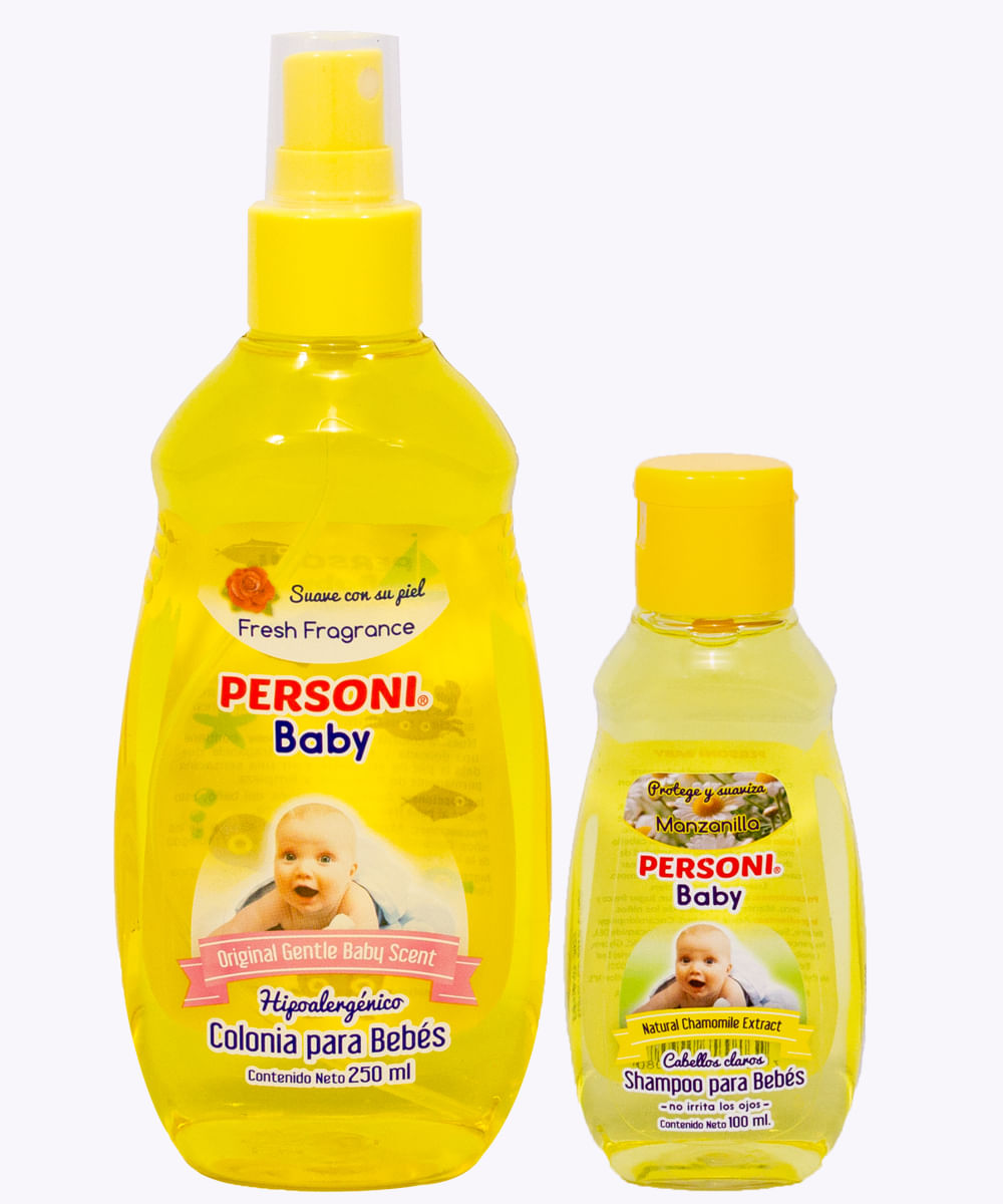 Onpack Personi Baby Colonia Spray 250Ml+Sh 100Ml Gratis X40 - D`bebés