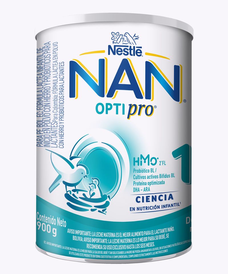 Nestlé Nan Optipro 2 hmo Lata 800 g, Nan Nutrición Infantil