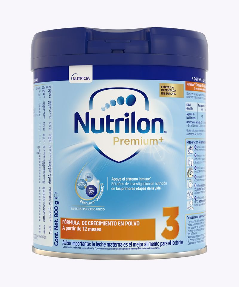 Nutribén 3 Leche de Crecimiento 800 gr 