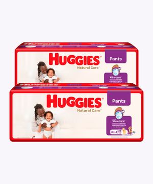 Huggies Natural Care Pants Unisex Xg 38 Duo
