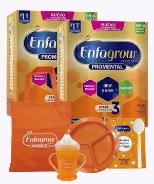 Combo Enfagrow  E3 Vain 1650Gr+1650Gr "Gratis Kit Alimt."
