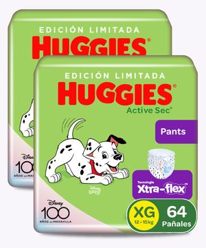 Huggies Active Sec A. Perfecto-Pants 100 Años Disney Xg X64 1+1