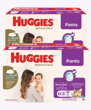 Huggies Natural Care Pants Unisex G 48 Duo