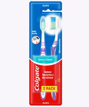 Colgate Cepillo Adulto 2 X 1 Extra Clean