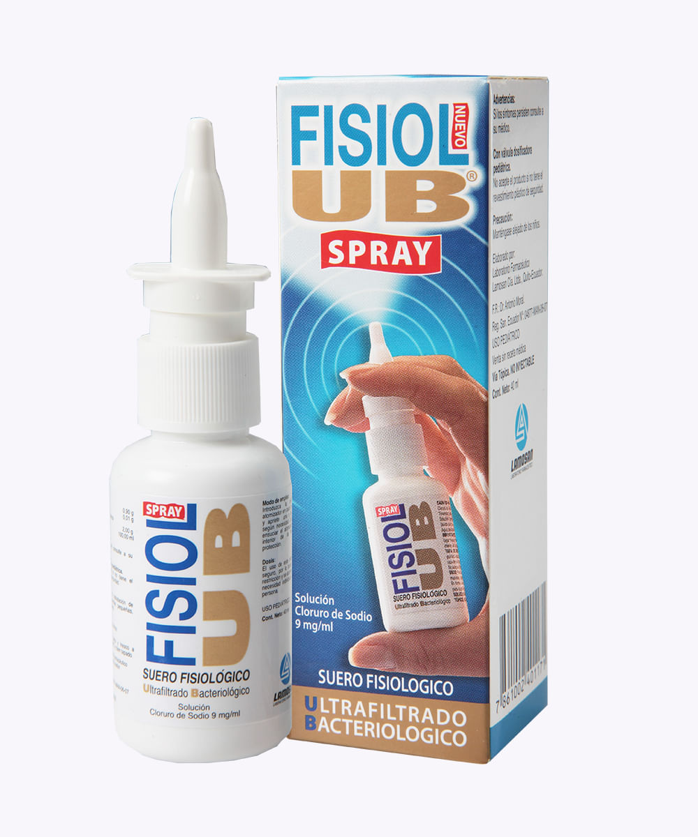 Suero Fisiológico Spray - 40ml - Fisiol Ub - Catu Supermercado