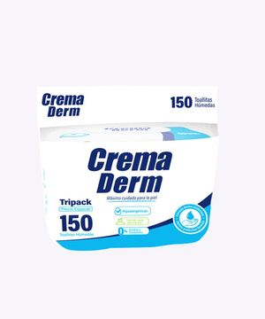 Toallas Hum. Crema Derm 150