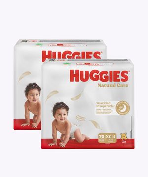 Huggies Natural Care Cotton Unisex Xg 70 Blt