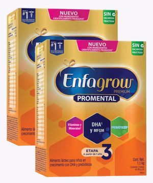 Enfagrow Premium Sabor Natural Etapa 3 - Caja De 1100G Duo