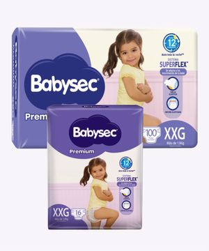 Combo Babysec Premium Superflex Xxg X100 + Xxg 16