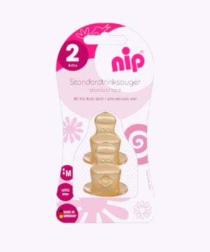 Nip Tetina Ortodontica Flujo Medio Std Latex (0054)